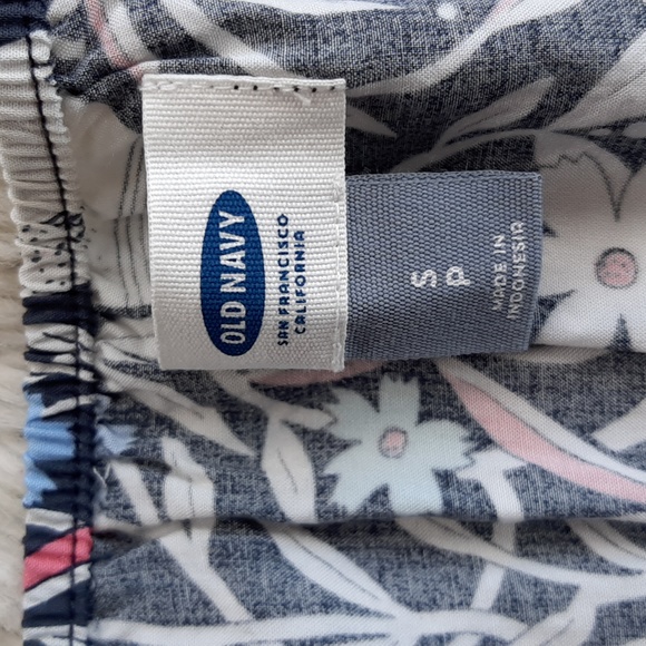 Old Navy Sleeveless Cami-Waisted Dove Floral Dress Small - Picture 6 of 8